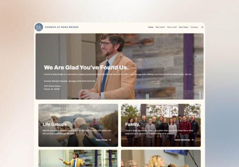 Church at Ross Bridge website preview